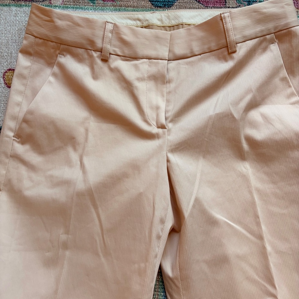Theory Light Pink Peach Women's Trousers 6